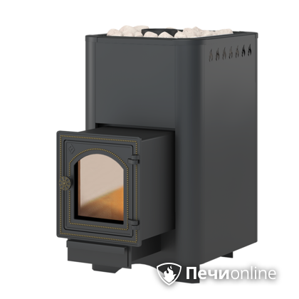 Дровяные печи-каменки Везувий Русичъ Антрацит 22 (ДТ-4С) в Анапе